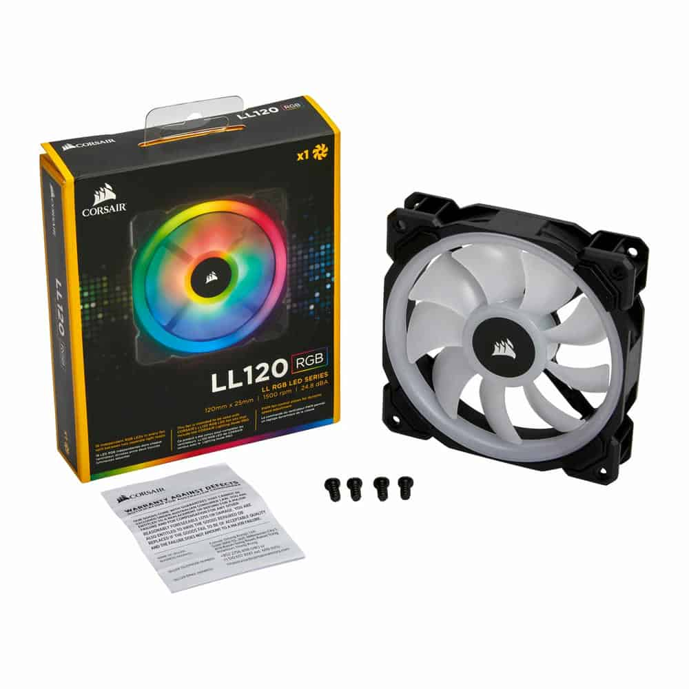 (image for) Corsair LL120 RGB 120mm Dual Light Loop 1 Fan Expansion Pack